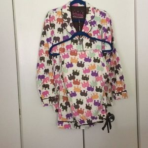 Elephant PJSalvage pajamas in a size L.